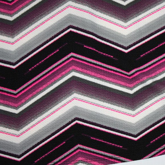 Material Girl Girl's Colorful Zig Zag Pattern Dess size XS 8 9 NWT - Picture 3 of 3